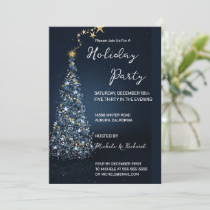Jovely Christmas Tree Fête Invitation