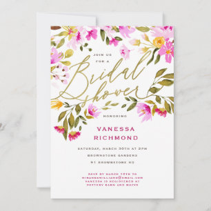 Jovely Garden Bridal Shower Invitation