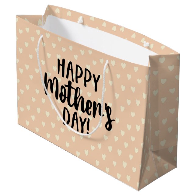 Jovely Happy Mother's Day Hearts Cadeau Sac (Dos Angle)
