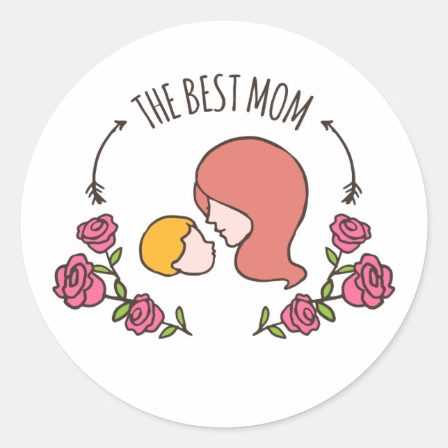 Jovely The Best Maman's Day Sticker Sticker (Devant)