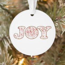 Joy Acrylic Ornament