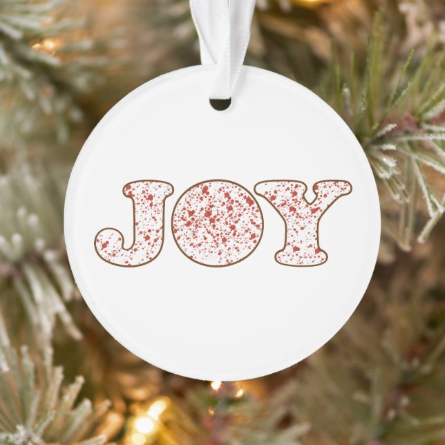 Joy Acrylic Ornament (Arbre)