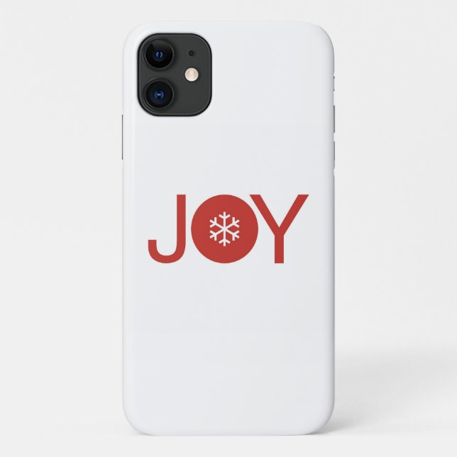 Joy Christmas iPhone 11 Coque (Dos)