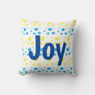 Joy Christmas Star Coussin