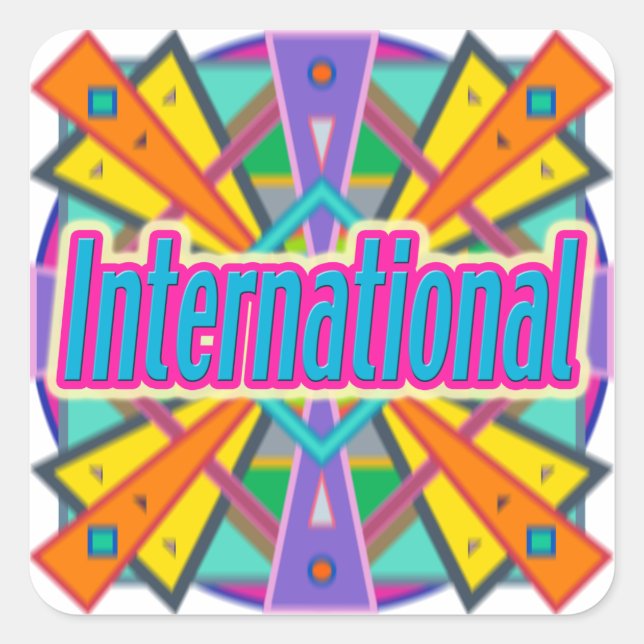 Joy Design Stickers "International" (Devant)