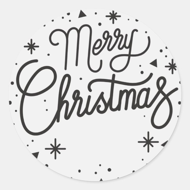 Joy Enveloppe de Noël Sceau / Sticker (Devant)