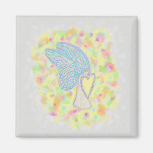 Joy Guardian Angel Art personnalisé Frigo Magnet