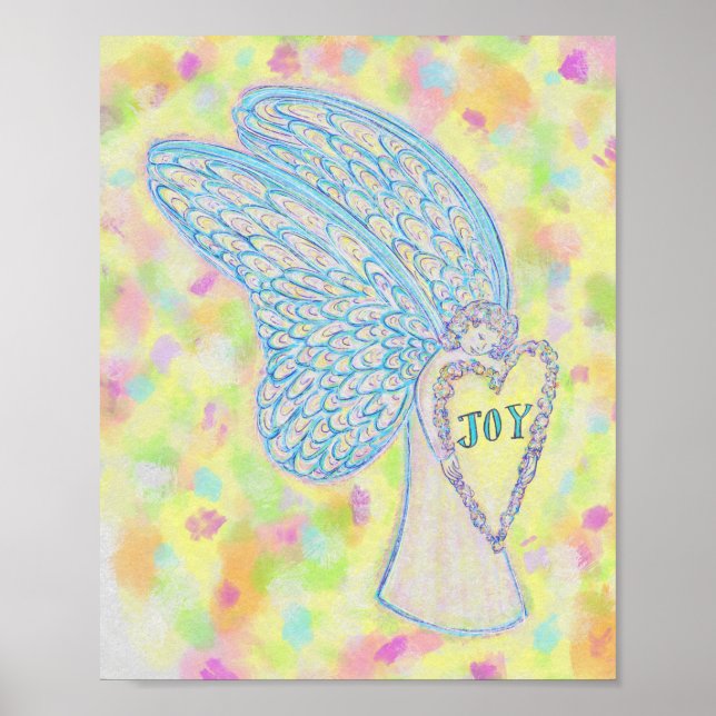 Joy Guardian Angel Art Print Poster (Devant)
