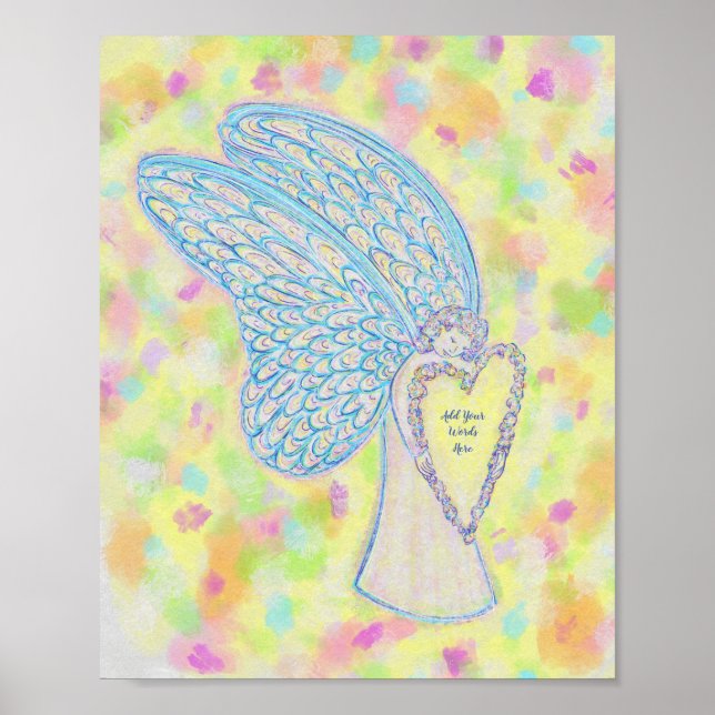 Joy Guardian Angel Art Print Posters (Devant)