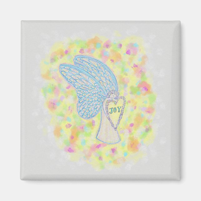 Joy Guardian Angel Art sur mesure Frigo aimants (Devant)