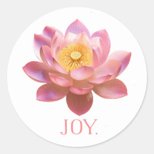 Joy lotus sticker