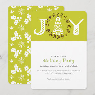 Joy Nutcracker Invitation de fête de vacances