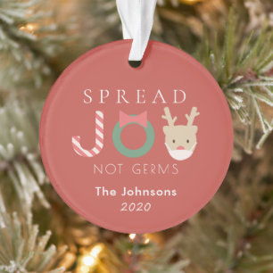 Joy Reindeer avec Masque Red Holiday Photo