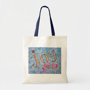 Joy Sacs fourre-tout d'art Word inspirationnel