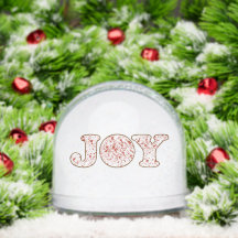 Joy Snow Globe