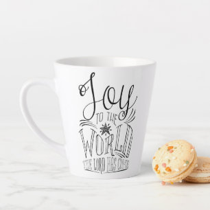 Joy the World Christian Christmas Latte Mug