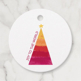 Joy to the World étiquette circulaire