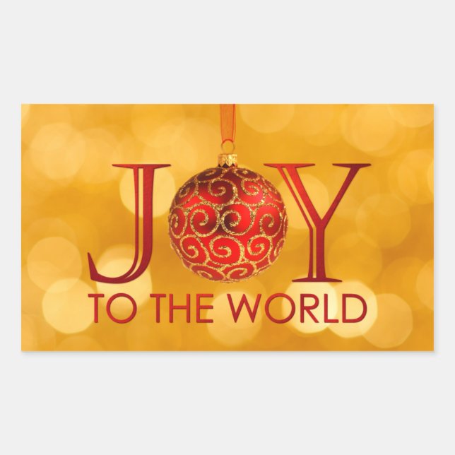 Joy to the World Sticker (Devant)