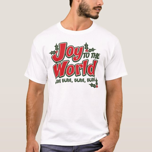 Joy World Blah Blah t-shirt unisex (clair) (Devant)