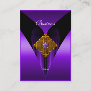 Joyau en or violet carte de visite
