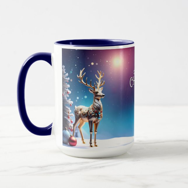 Joyaux de rennes Mug de Noël (Gauche)