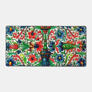 Joyaux Tons Médiéval Fleurs Manuscrits Scrolls