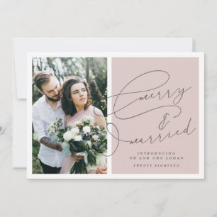 JOYE ET CARTE DE NOËL MARIÉE