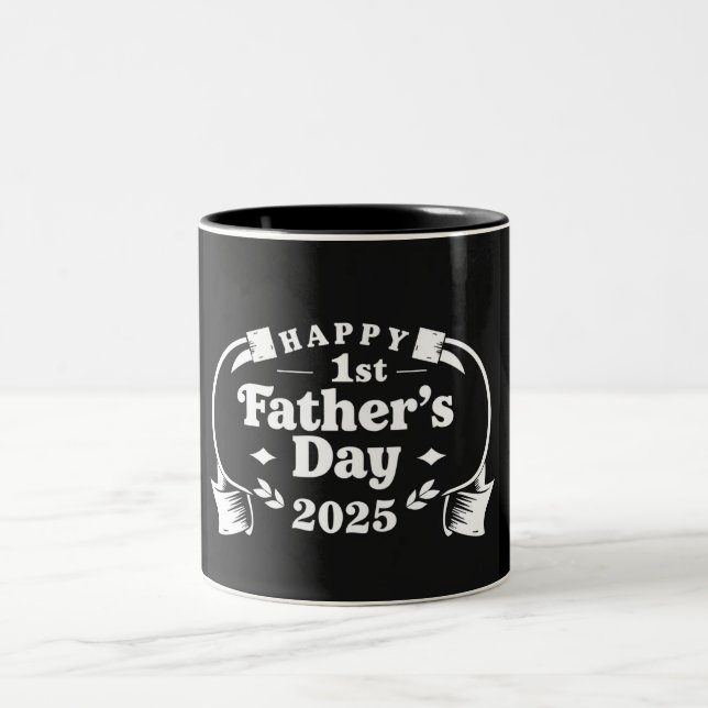 Joyeuse 1ère Fête des Pères 2025 Mug (Centre)