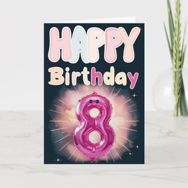 Joyeuse carte d'anniversaire 8 (Devant)