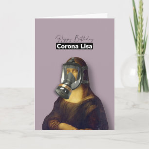 Joyeuse carte d'anniversaire Corona Lisa