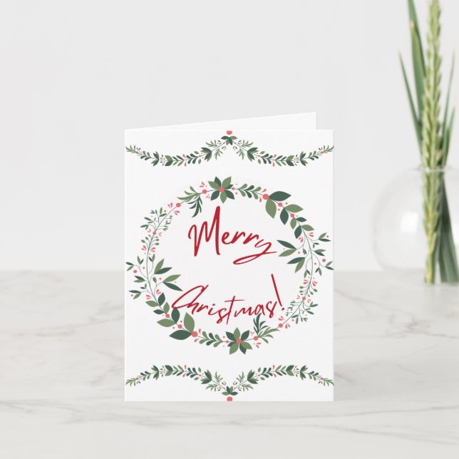 Joyeuse carte de Noël (Devant)
