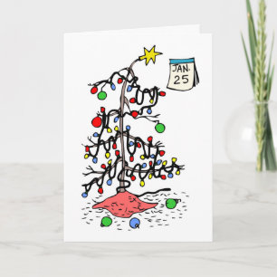 Joyeuse carte de Noël Belated