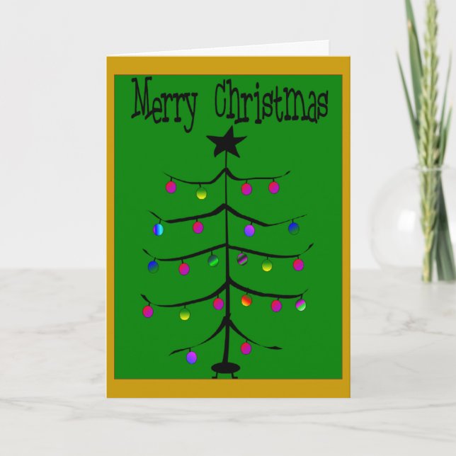 Joyeuse carte de Noël—Drôle/Moyenne (Devant)