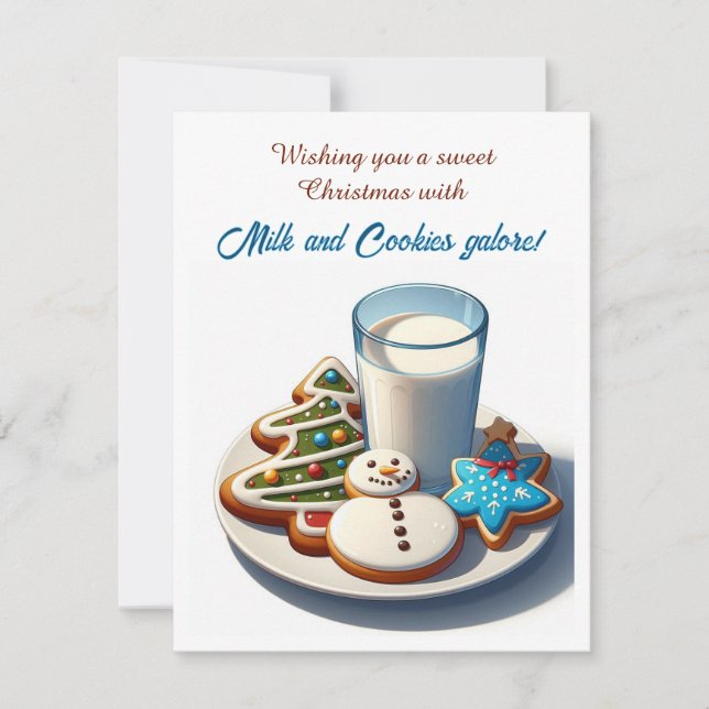 Joyeuse Carte de Noël – Vous Souhaitant des Fêtes  (Devant)