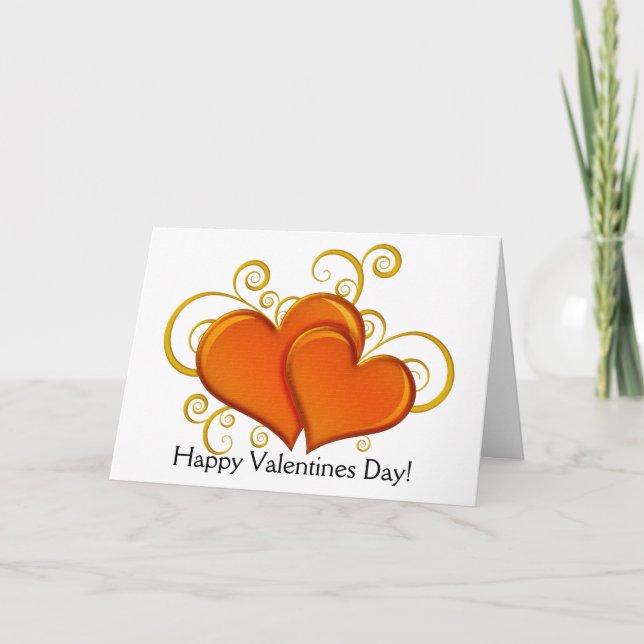 Joyeuse carte de Saint-Valentin (Devant)