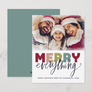 Joyeuse carte de vacances de neige de Noël