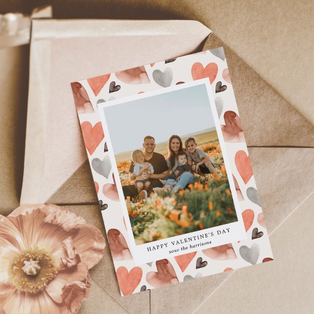 Joyeuse carte de voeux de la Saint-Valentin avec p (Créateur téléchargé)