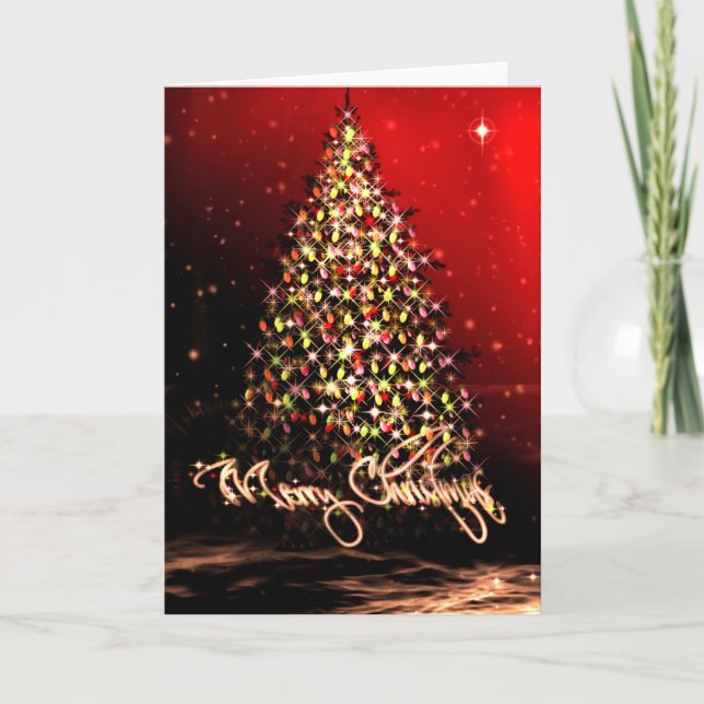 Joyeuse carte de voeux de Noël (Devant)