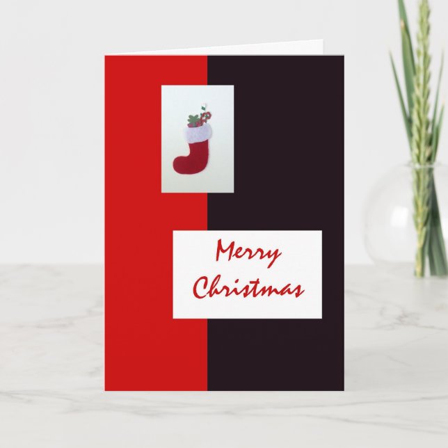 Joyeuse carte de voeux de Noël (Devant)