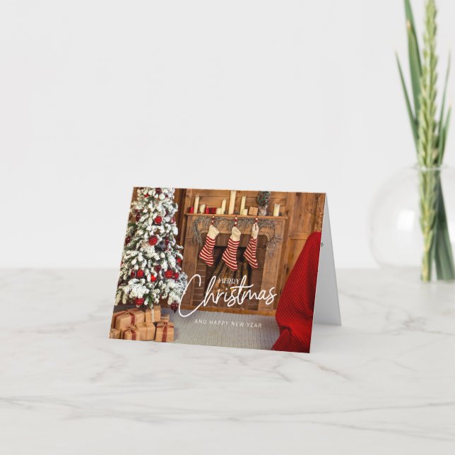 Joyeuse carte de voeux de Noël (Devant)