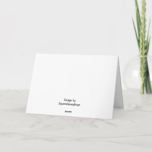 Joyeuse carte de vœux pliée pour la Saint-Valentin