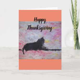 Joyeuse carte de vœux vierge de Thanksgiving