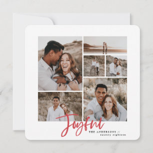 Joyeuse carte multi photo de noël