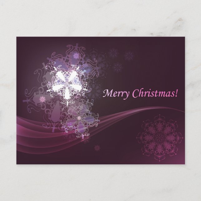 Joyeuse carte postale de Noël (Devant)
