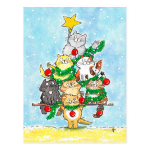 Cartes Postales Noel Drole Originales Zazzle Fr