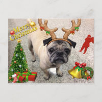 Joyeuse carte postale Machi de X'mas