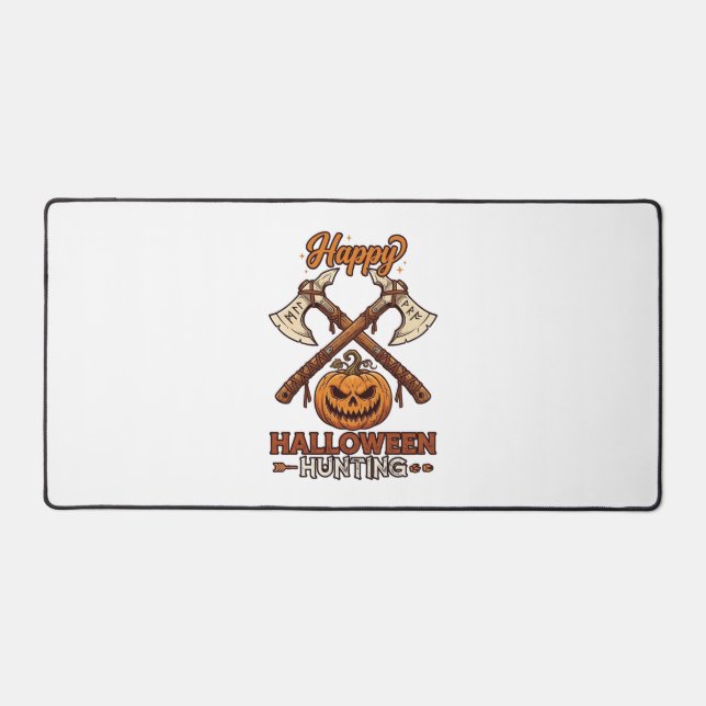 Joyeuse chasse d'Halloween Haches croisées Citroui (Recto)