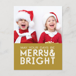 JOYEUSE ET BRIGHT OR PHOTO VACANCES CARTE POSTALE