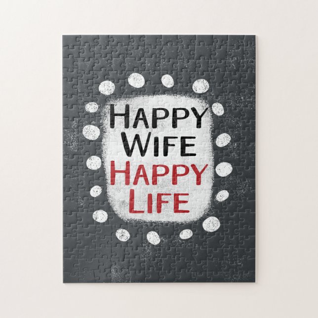 Joyeuse Femme Happy Life Jigsaw Puzzle (Vertical)