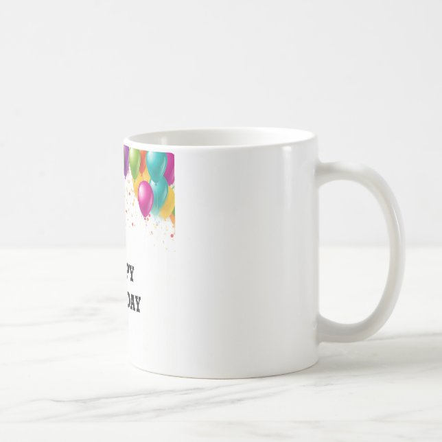 "Joyeuse fête d'anniversaire Mug (Droite)